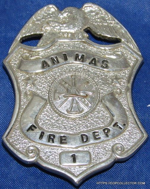 ANIMUS, NEW MEXICO FIRE DEPARTMENT WALLET BADGE